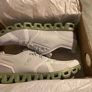 Men on running athletic shoes